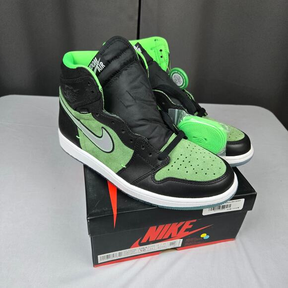 Air Jordan 1 Retro High Zoom Zen Green Men's 10 - Picture 1 of 7